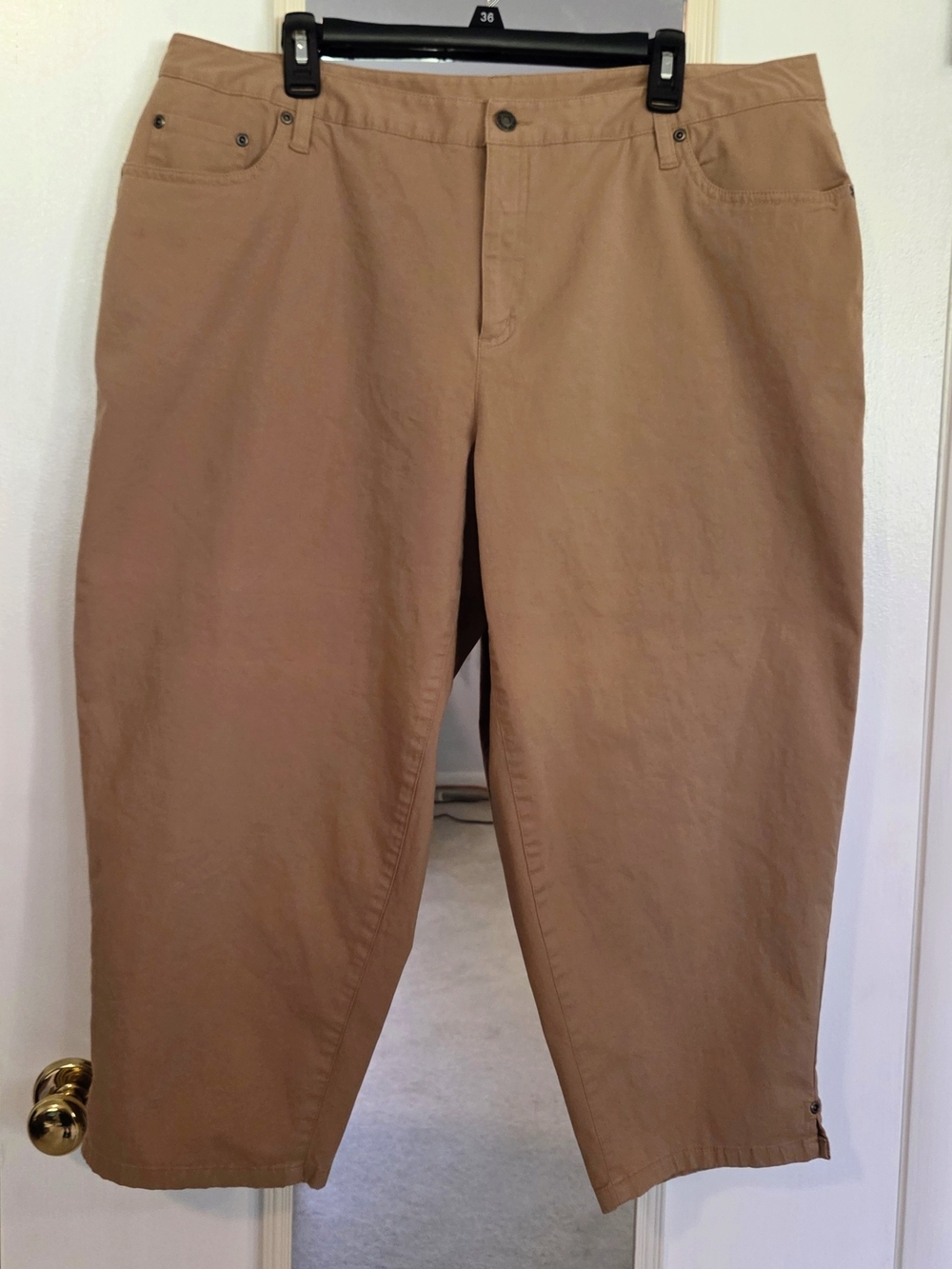 Talbots Women's Petite 20W Stretch Khaki Pants